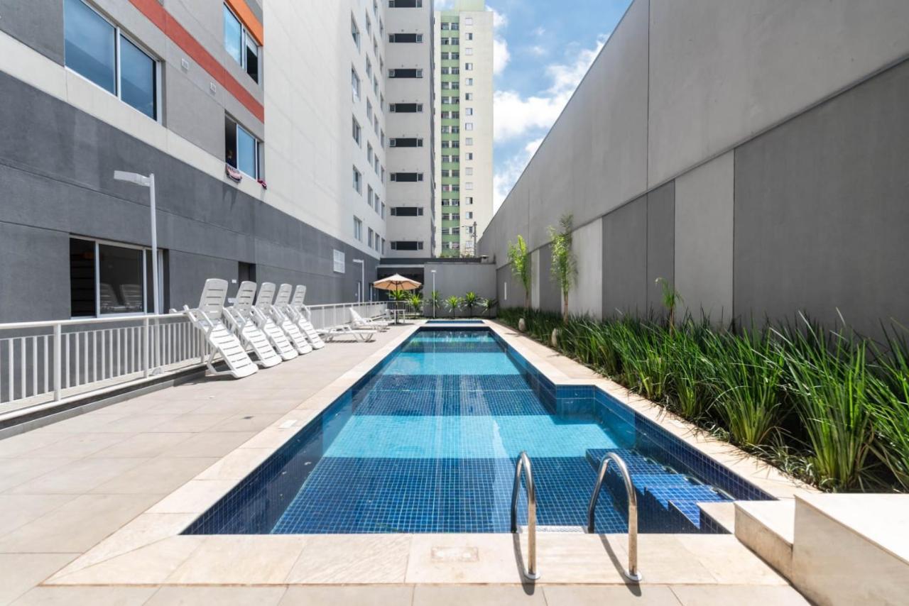 92B Apto Confortavel Prox Ao Bras - Piscina E Academia Sao Paulo Exterior foto